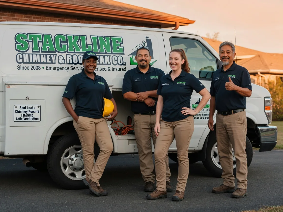 Chimney flashing repair company in Howard, PA